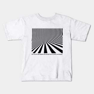 Black and white art Kids T-Shirt